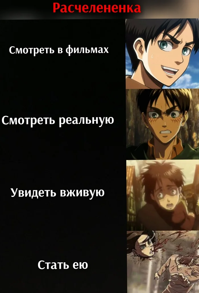 The end killed - Attack on titan, Anime, Anime memes, Picture with text