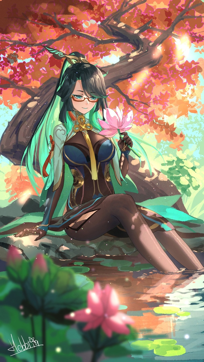   , Anime Art, Genshin Impact, Xianyun (Genshin Impact)