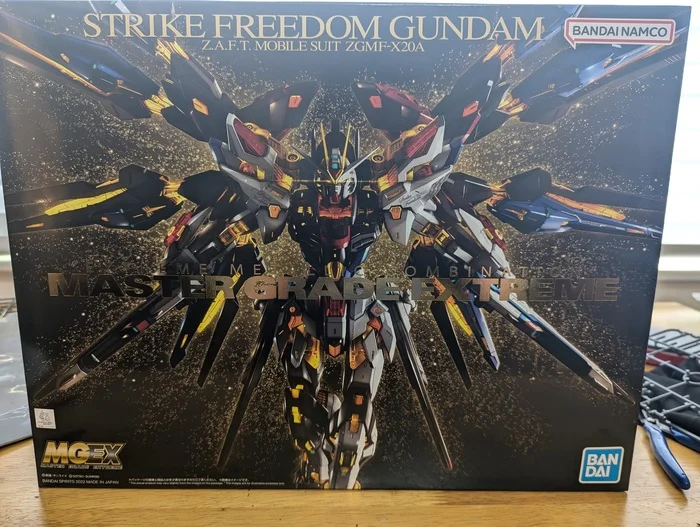 Модель MGEX Strike Freedom - Моё, Стендовый моделизм, Робот, Моделизм, Масштабная модель, Gundam, Длиннопост