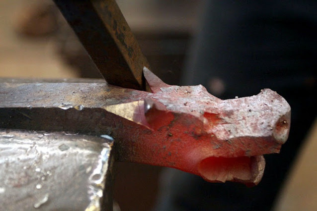 How to Forge a Dragon Head - Forge, Metal products, Blacksmith, Longpost, Yandex Zen (link), My