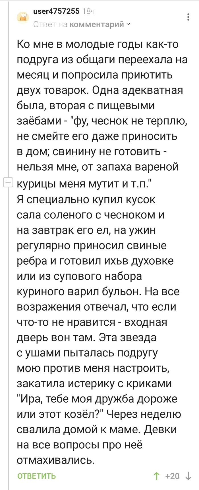 Незваный гость хуже татарина? - Гости, Комментарии на Пикабу, Длиннопост, Мат, Скриншот