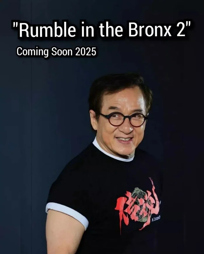 Jackie Chan announces Rumble in the Bronx 2 - Actors and actresses, Jackie Chan, Showdown in the Bronx