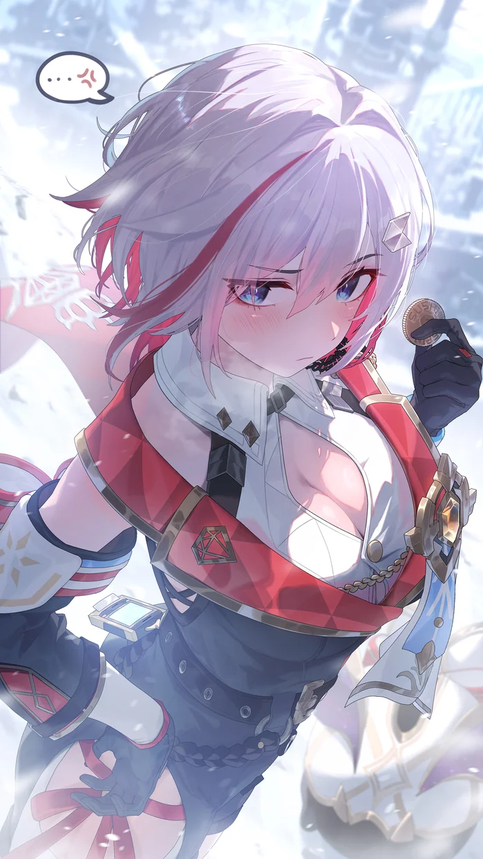 Don't forget about interest! - Anime art, Anime, Girls, Games, Honkai: Star Rail, Topaz (Honkai: Star Rail)