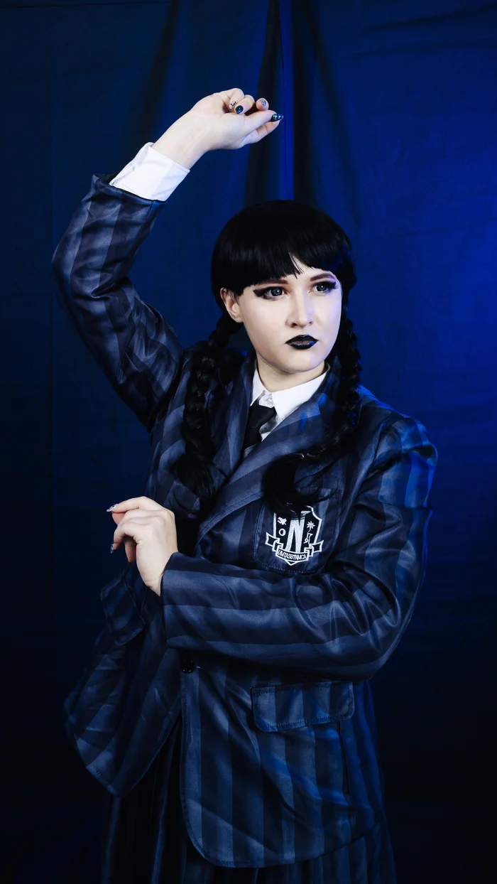 Wednesday Addams - My, Cosplay, The photo, Wensday Addams, The Addams Family, Girls