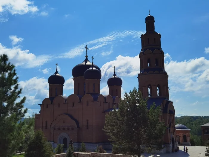 Dormition St. George Monastery Holy Bushes - My, The photo, Monastery, beauty, Summer, Travels, Bashkortostan, Longpost, Mobile photography