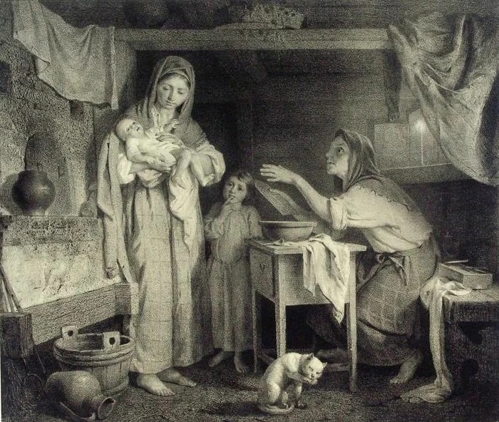 Аким Карнеев. Знахарка (1861)