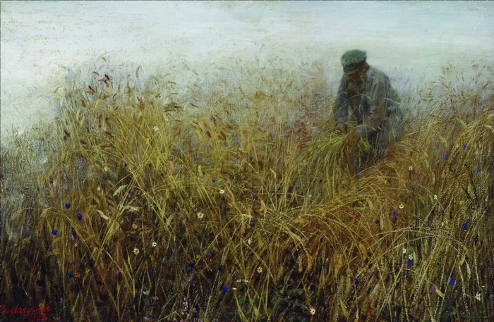 В. М. Максимов «Залом ржи», 1903 Николаевский художественный музей им. В.В.Верещагина