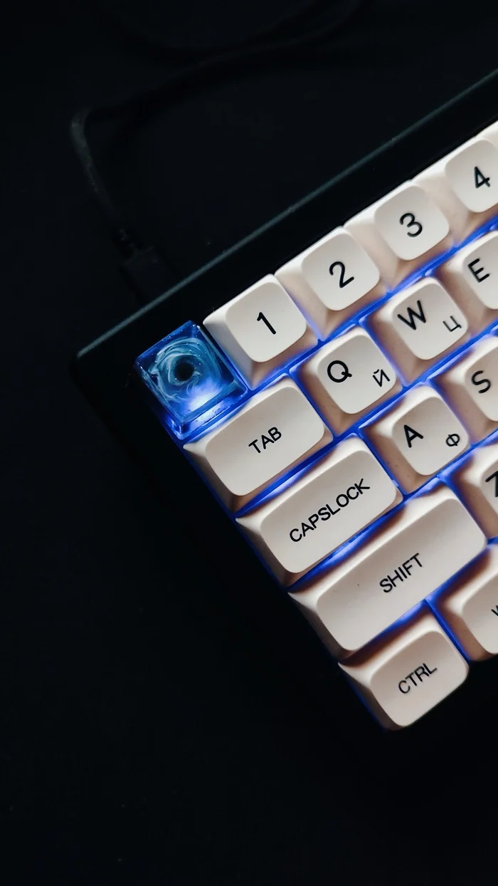 Custom resin keyboard button - My, Keyboard, Keys, Gaming Keyboard, Keycaps, Button, Gaming PC, Device, Longpost