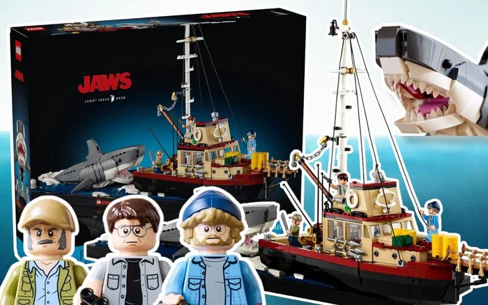 Continuation of the post “LEGO shark news - announcement of the JAWS set (Jaws)” - My, Lego, Constructor, Ideas, news, 2024, Announcement, Shark, Jaws, Movies, Classic, Longpost, Video, Vertical video, Reply to post