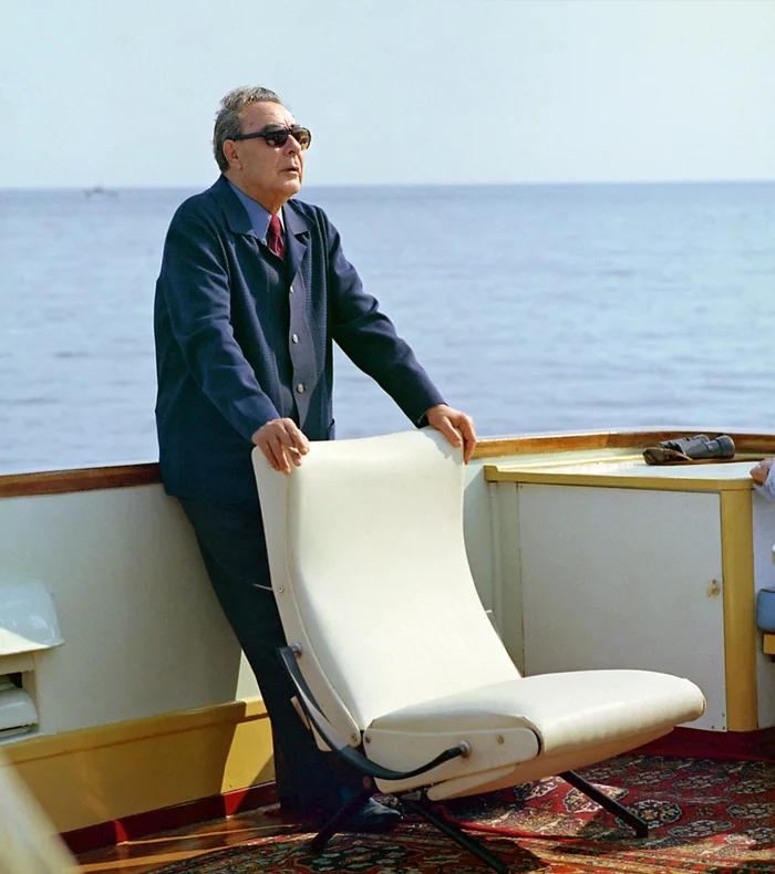 Leonid Ilyich on vacation on the Black Sea, 1973 - the USSR, Leonid Brezhnev, Made in USSR, Childhood in the USSR, Retro, Memory, Sea, Relaxation, Youth, 70th, Black Sea, Film, Vacation, Telegram (link)