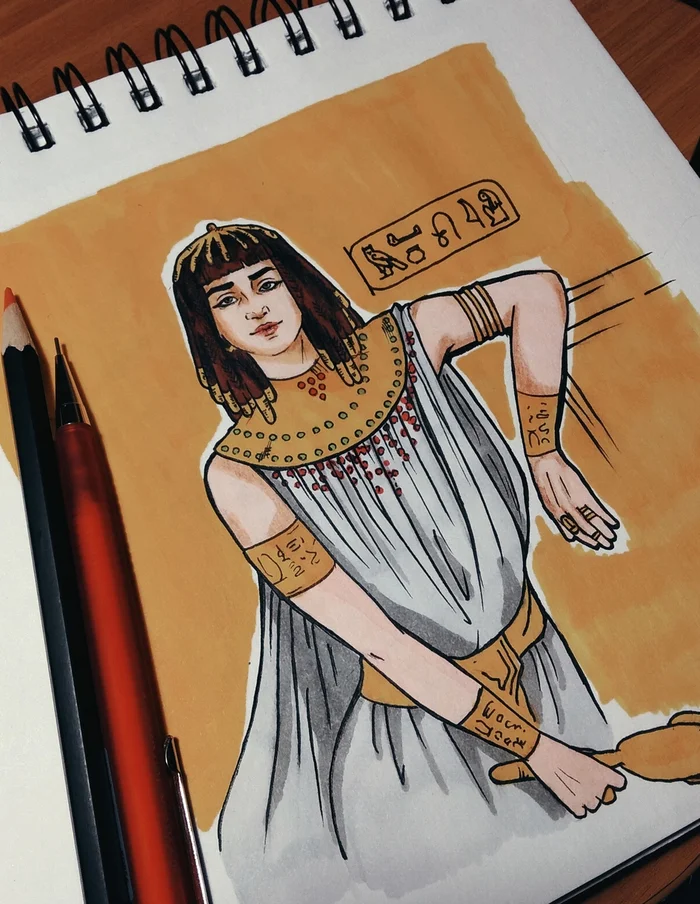 Menui - My, Ancient Egypt, Art, Drawing, Artist, Thutmose III