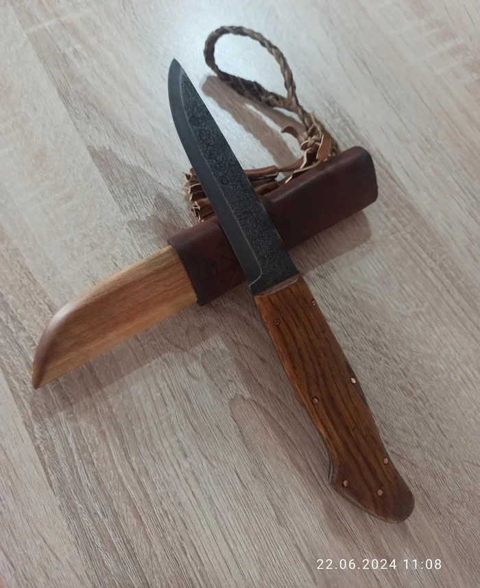 A knife I made with my own hands - My, Knife, Metal products, Longpost, With your own hands, Handmade