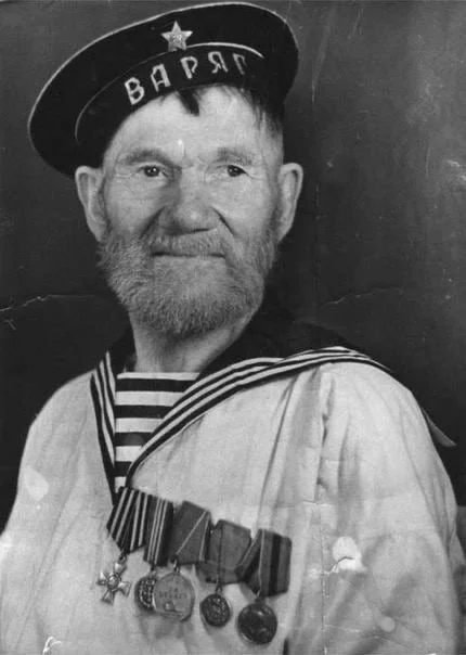 Veteran sailor of the cruiser Varyag - Ivan Nikiforovich Shytov - The photo, Sailors, Veterans, Varangians, Cruiser Varyag, Repeat