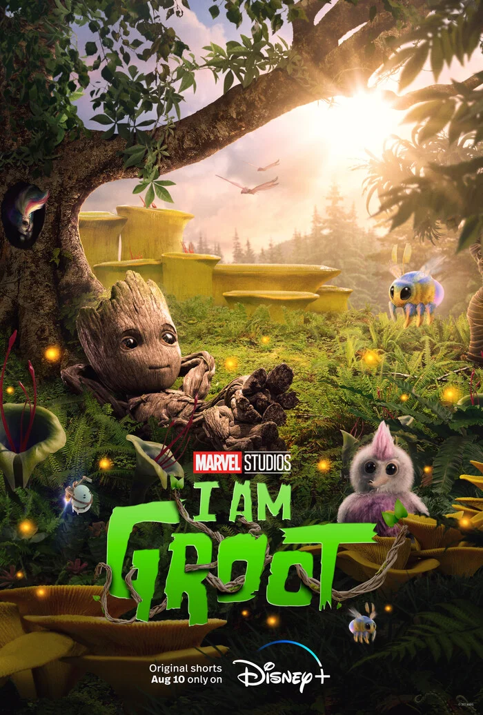 Animated series I am Groot - Serials, Animated series, Foreign serials, Groot, Disney+, Marvel, USA, Poster, Frame, Trailer, Description, Cartoons, Short film, Fantasy, Fantasy, Science fiction, Боевики, Adventures, Comedy, Animation, Video, Longpost, My