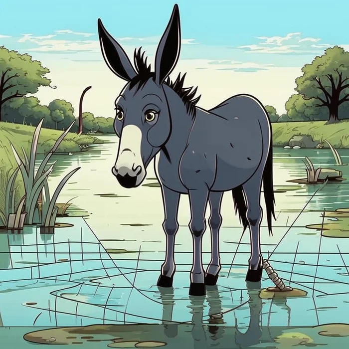 Answer to the riddle about the donkey and the fish - English language, Learning English, Idioms