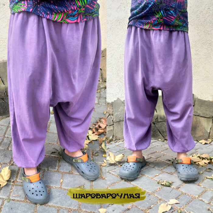 Harem pants on a man - My, Trousers, Cloth, Ethno, Hippie, Boho, Seamstress, Order, Sewing, Flax, Male