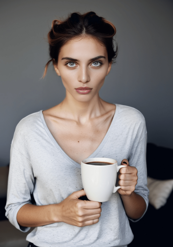 Девушка модель, созданная при помощи ИИ