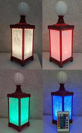 These lamps look chic and cozy - My, With your own hands, Needlework without process, 3D печать, 3D printer