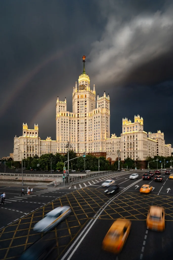 The storm is coming to Moscow - My, The photo, Architecture, Moscow, Town, beauty, The clouds