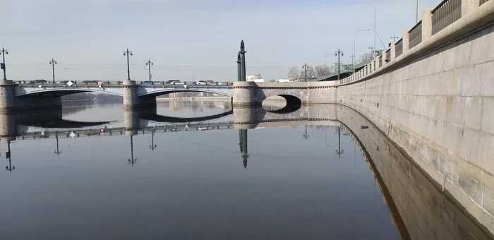 Штиль - Моё, Мобильная фотография, Санкт-Петербург, Мост