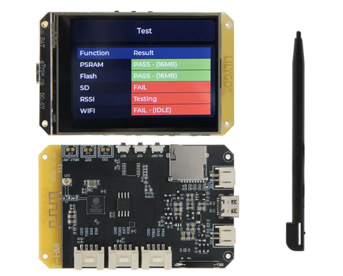 Lilygo T-HMI. ESP32 module with ST7789V LCD touch display - My, Electronics, Arduino, Chinese goods, Products, AliExpress, Homemade, Assembly, Repair, Longpost, Esp32