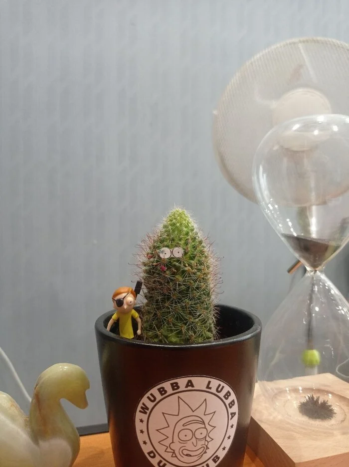 Pickle Rick - My, Rick and Morty, Rick gherkin, Creation, Work, Office, Cactus