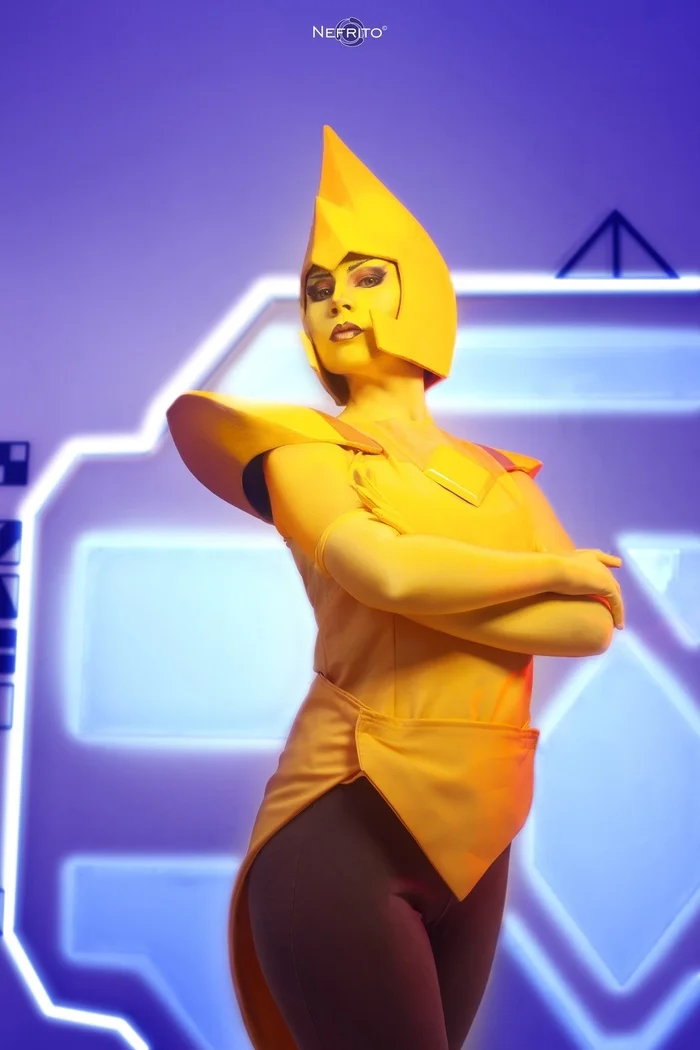 Yellow, но не submarine... - Фотография, Косплей, Yellow Diamond, Steven Universe, Мультфильмы, Длиннопост