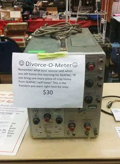 Divorce device. Inexpensive - Radio amateurs, Radio engineering, USA, Hobby, Humor, The photo, Translation