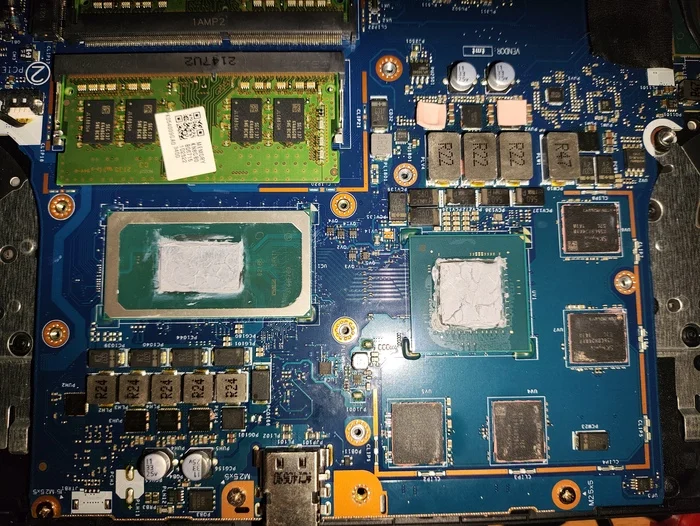 After replacing thermal paste and thermal pad, the video card stopped working - My, Computer help, Laptop Repair, Acer, Video card, Does not work, Question, Ask Peekaboo