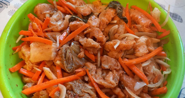 Красиво, но рыба должна еще немного пострадать