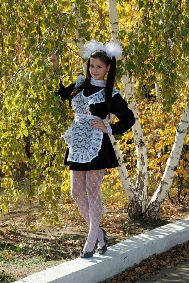 The most beautiful school uniform - School uniform, School, Longpost, Stockings, Tights, Knee socks, Girls