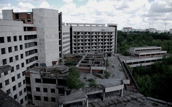 Khovrinskaya abandoned hospital - Hospital, Abandoned, Building, Telegram (link), Longpost