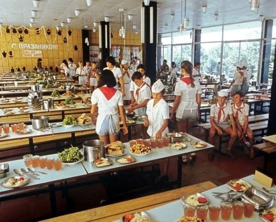 Were you on duty in the camp canteen? - Pioneer camp, the USSR, Made in USSR