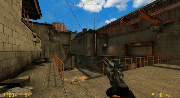 Black Mesa Deathmatch. Gorgeous Crossfire - My, Old school, Shooter, Video game, Online Games, Remembering old games, Valve, Computer games, Source, Longpost, Black mesa