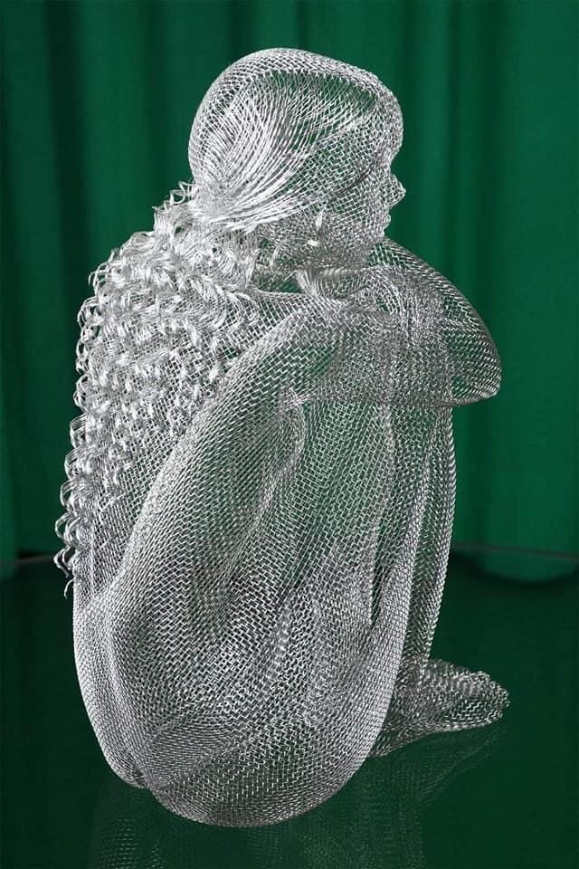 Metal mesh sculptures - Sculpture, Modern Art, Longpost