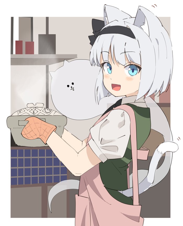   Touhou, Konpaku Youmu, , Anime Art, , Animal Ears, , , , Asuka shirou