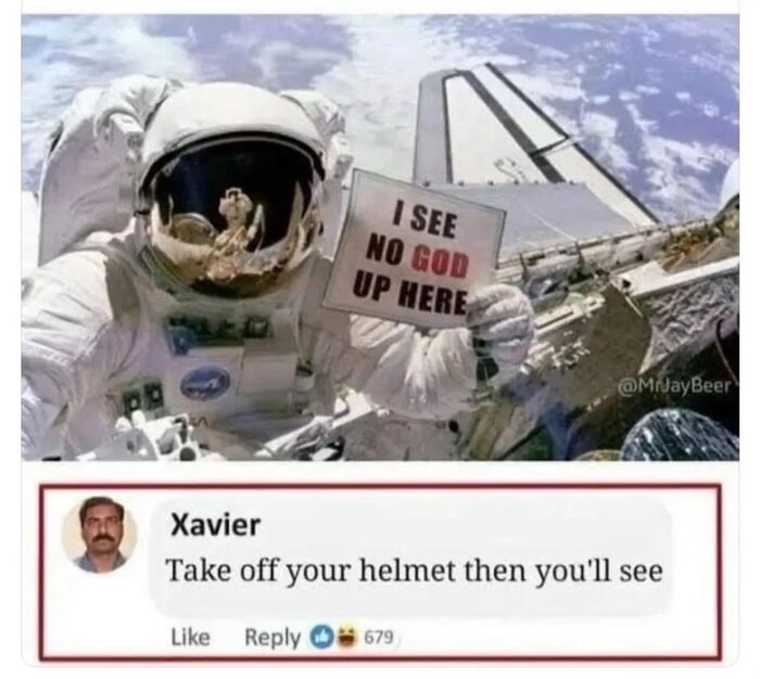 В космос летал, а Бога не видал