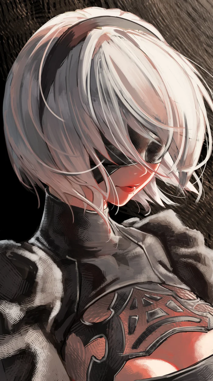 Yorha 2B - Games, Art, NIER Automata, Yorha unit No 2 type B, Girls