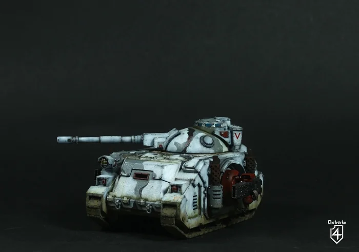 White Scars Predator Tank - My, Warhammer, Wh miniatures, Painting miniatures, Adeptus Astartes, Warhammer 40k, Warhammer 30k, Modeling, Scale model, Miniature, Longpost