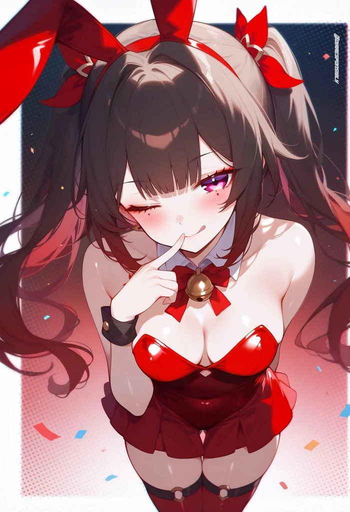 Sparkle - Honkai: Star Rail, Sparkle (Honkai: Star Rail), Арт, Девушки, Игры, Anime Art, Аниме, Dirresponsibly, Bunnysuit