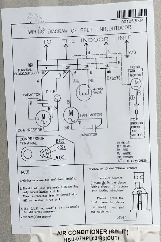 The fan on the external unit of the split system does not work - Haier systems - My, Need help with repair, Repair, Breaking, Repair of equipment, Air conditioner, Split Systems, Fan, Conditioning, Cooling, Electronics, Question, Ask Peekaboo, Longpost