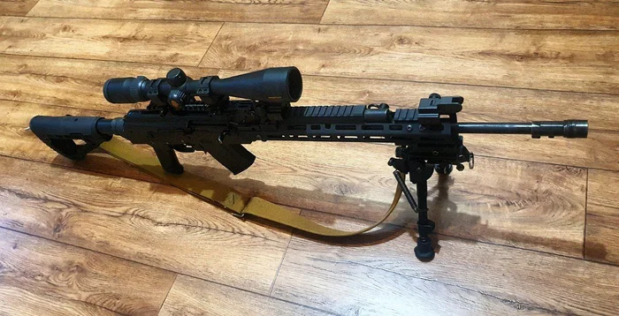 I've assembled the kit, I'm thinking about taking it for a walk for the video? - My, beauty, Weapon, Firearms, Longpost, Series weapon