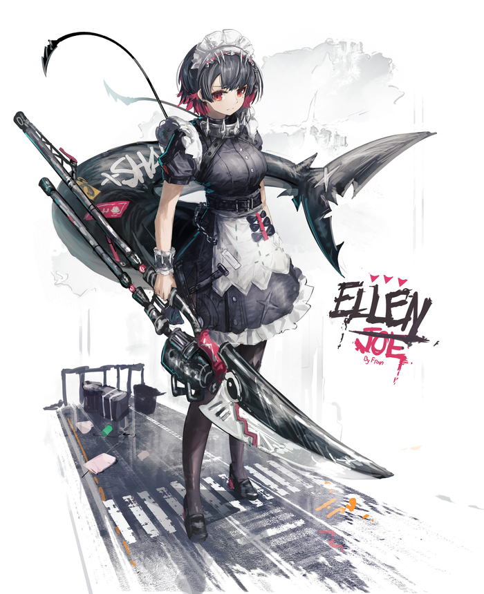  Anime Art, , Ellen Joe (zzz), Zenless Zone Zero, , Fran Lu