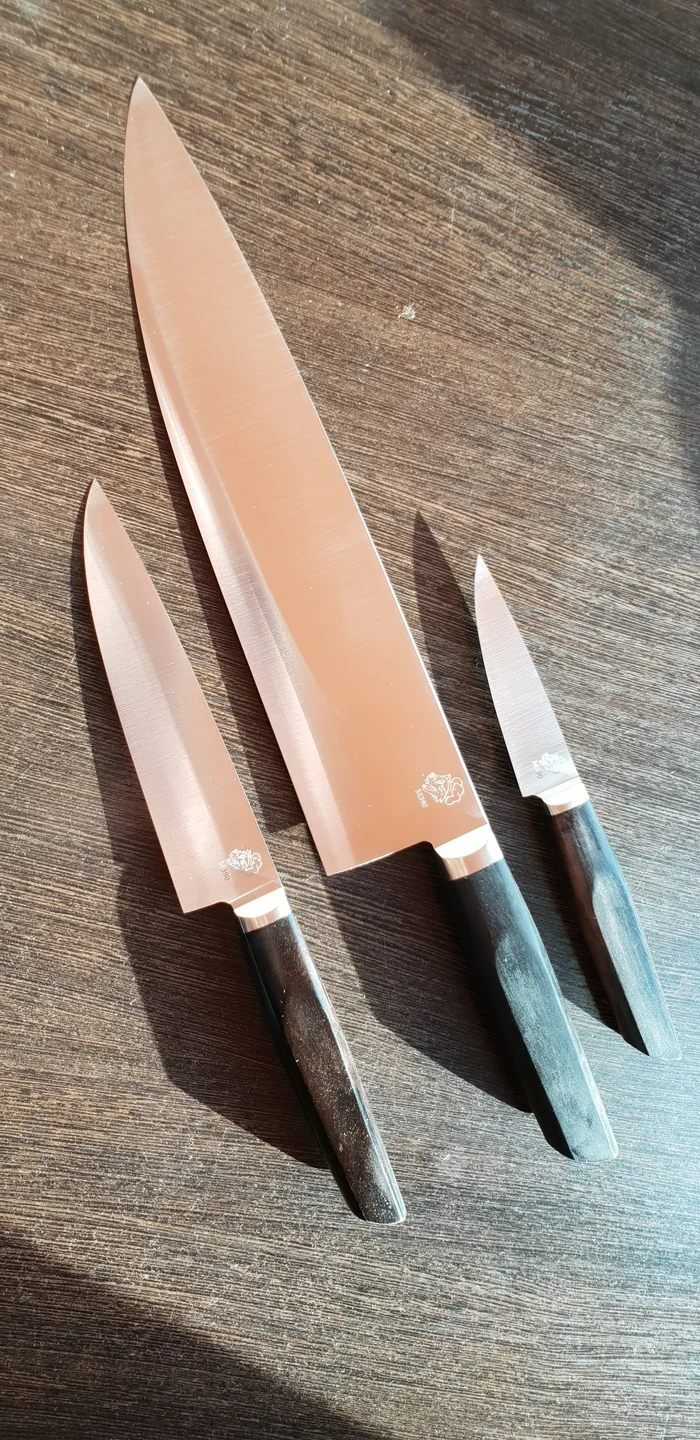 Reply to the post “Babakin, explain about the knife” - Knife, Question, Ask Peekaboo, Kitchen knives, Kitchenware, Handmade, Mat, Longpost, Reply to post