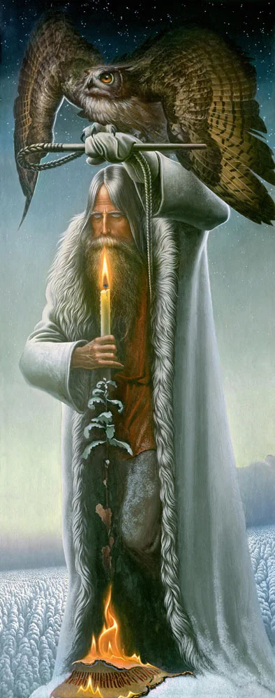 LANGUAGE, Paganism, Religion and Faith in God (painting by Konstantin Vasiliev) - My, Peace, Person, Religion, faith, Veda, Creator, Traditions, Longpost