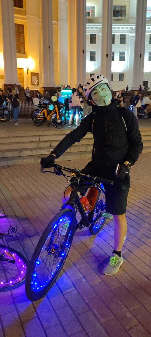 Reply to the post “The Night Cycling Festival took place in Moscow. How it was - My, The festival, Moscow, A bike, Cyclist, Velhofestival, Event, Bike ride, Longpost, Reply to post