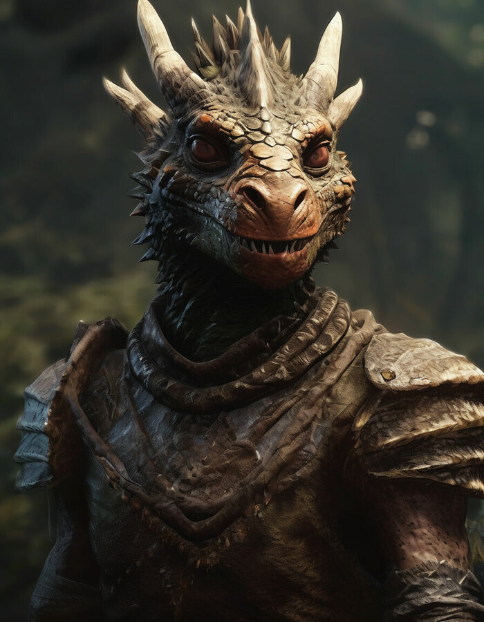 Аргонианин под скумой