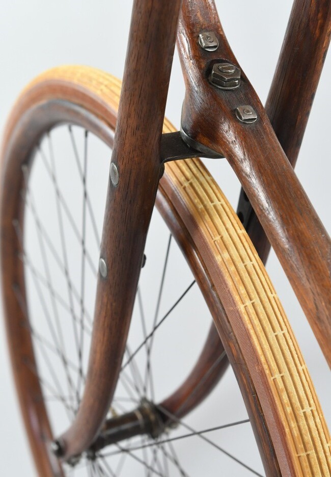 Bicycle (wooden) 1896 - A bike, Unusual, Cyclist, Inventions, Rarity, Tree, Longpost