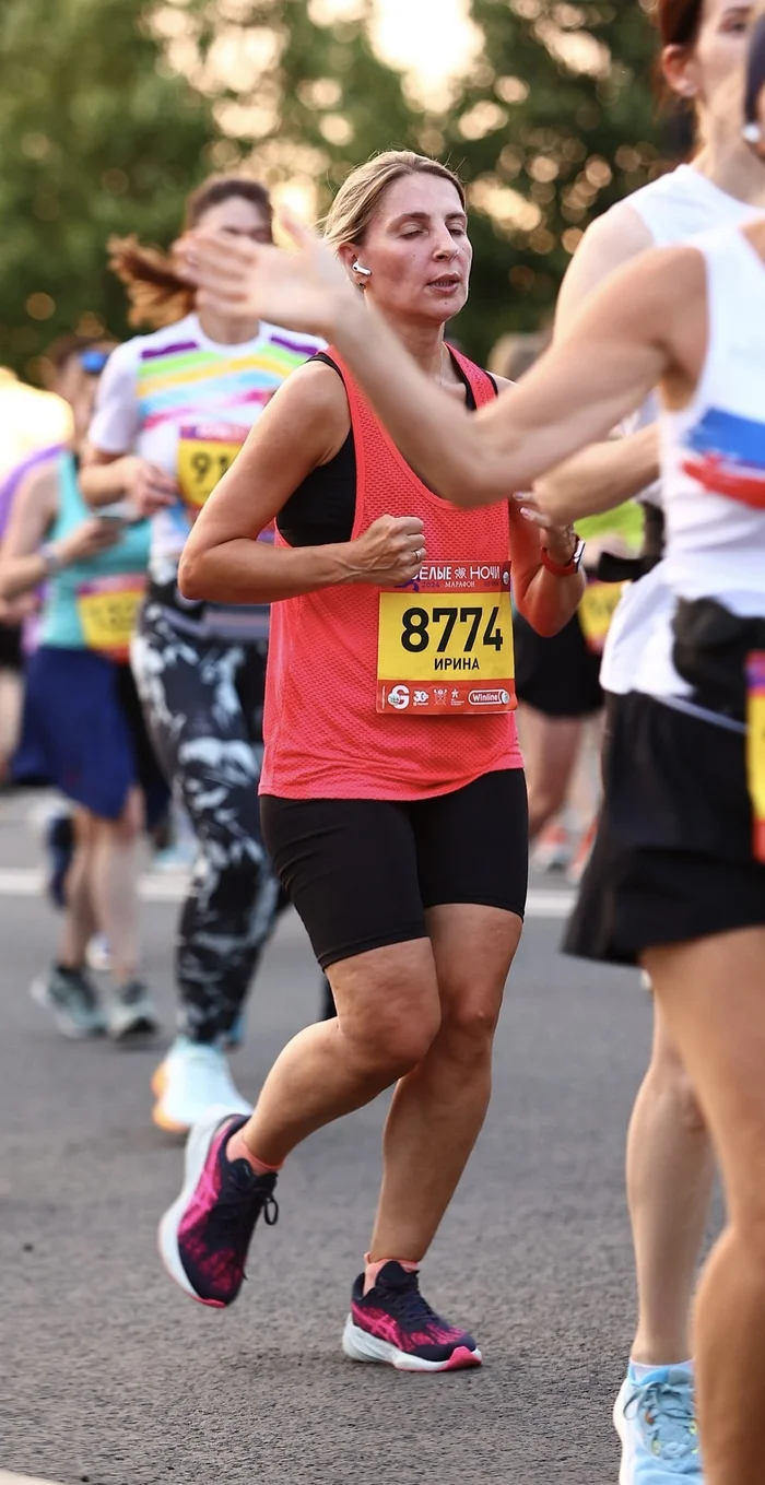 Marathon race “White Nights” St. Petersburg 06/29/2024 - My, Sport, Sports girls, Fitness, Workout, Bodysuit, Body, Figure, Healthy lifestyle, Strong girl, Run, Saint Petersburg, Excess weight, Slimming, White Nights, Proper nutrition, Motivation, Runner, The race, Longpost, Sberbank, Sbertech