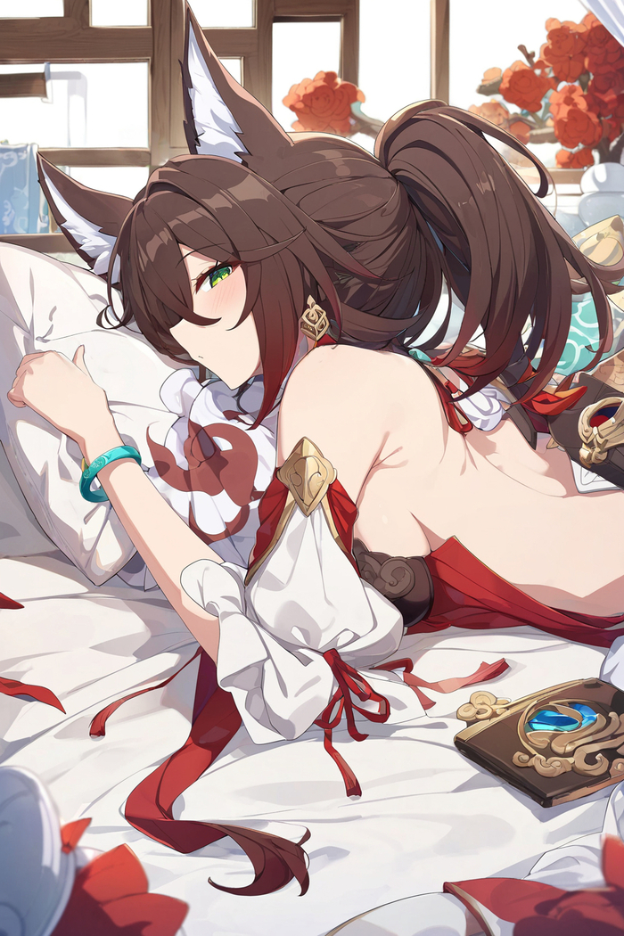  Tingyun (Honkai: Star Rail), Pixiv, Honkai: Star Rail, Anime Art, ,  , Animal Ears